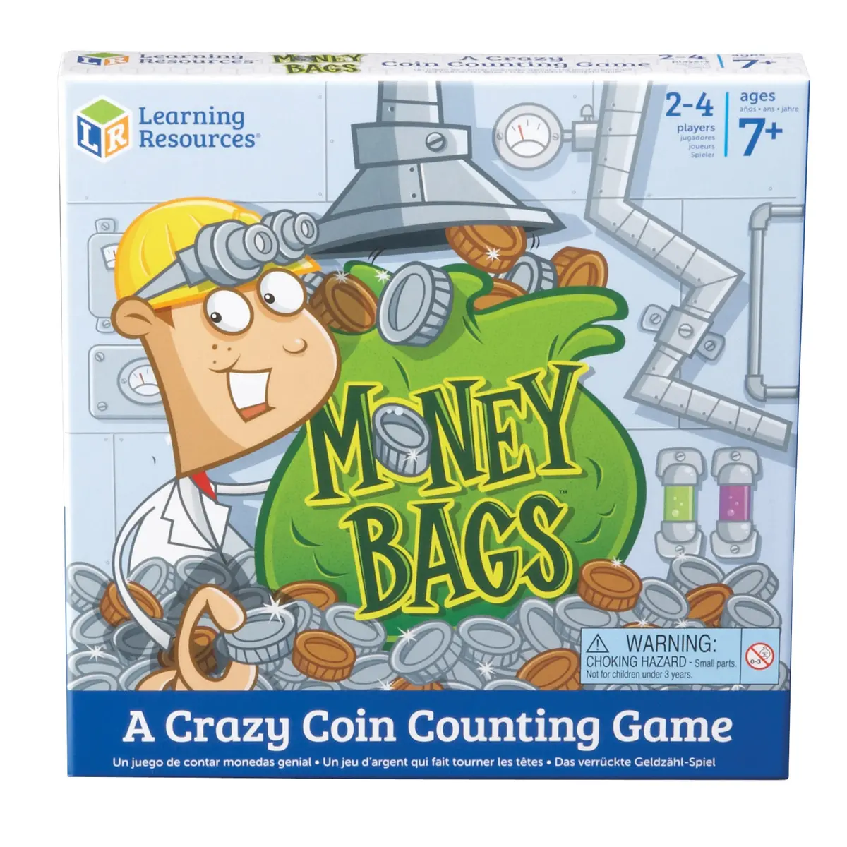 Learning Resources Money Bags Coin Value Game - Educational Play Set 1
