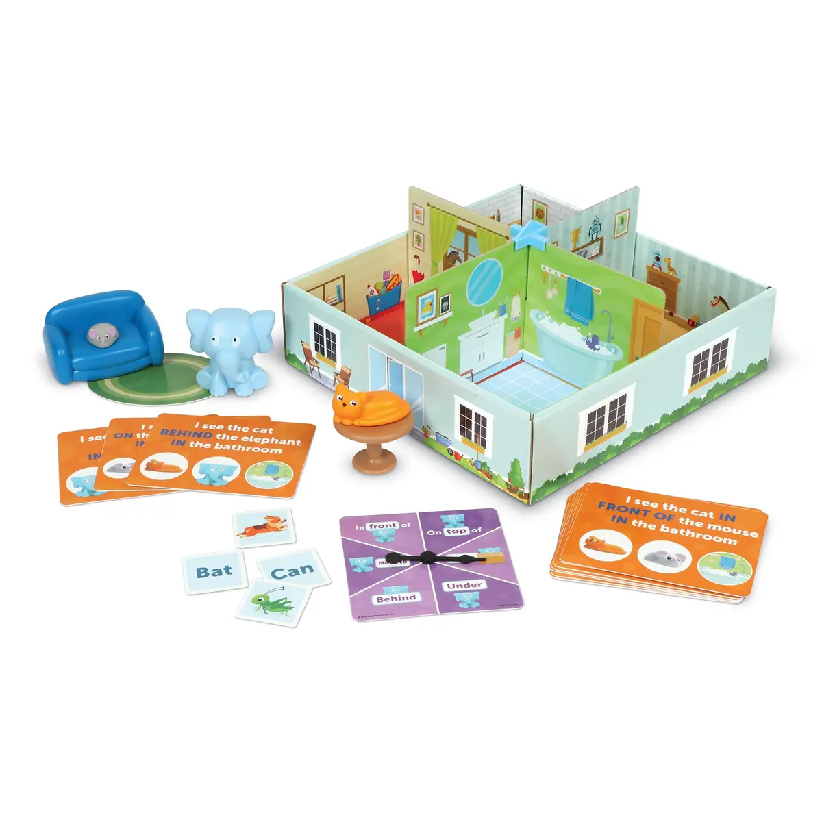 Learning Resources Elephant In The Room - Positional Word Activity Set 1