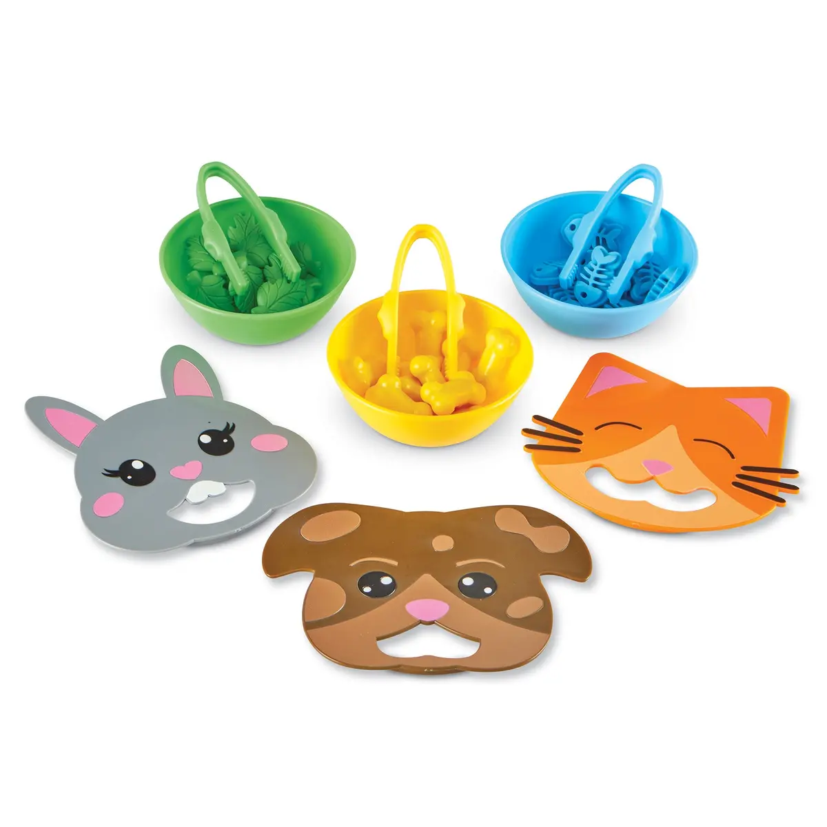 Learning Resources Fine Motor Feeding Friends - Interactive Play Set 1