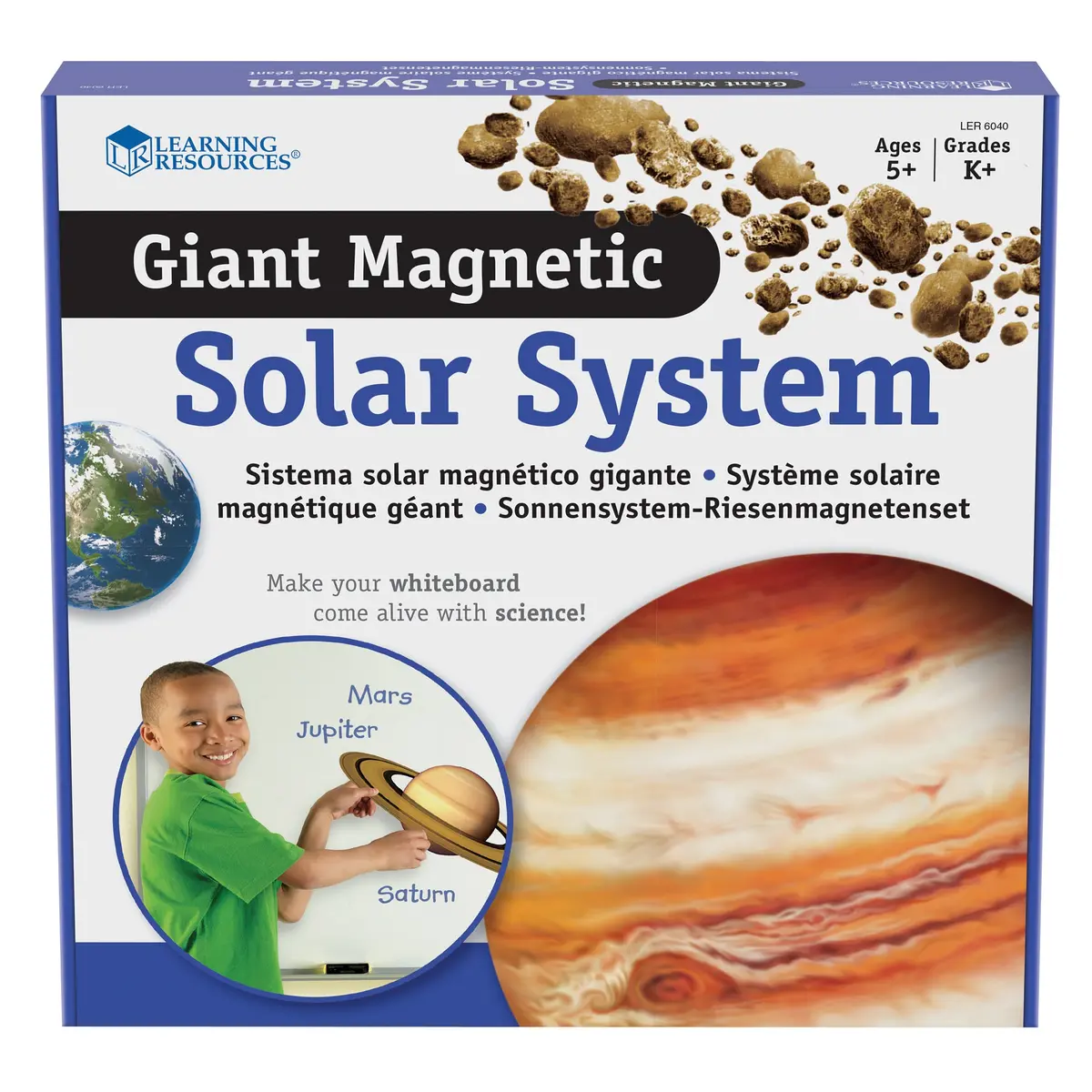 Learning Resources Giant Magnetic Solar System Set - Colorful And Educational - 12 Pieces 1