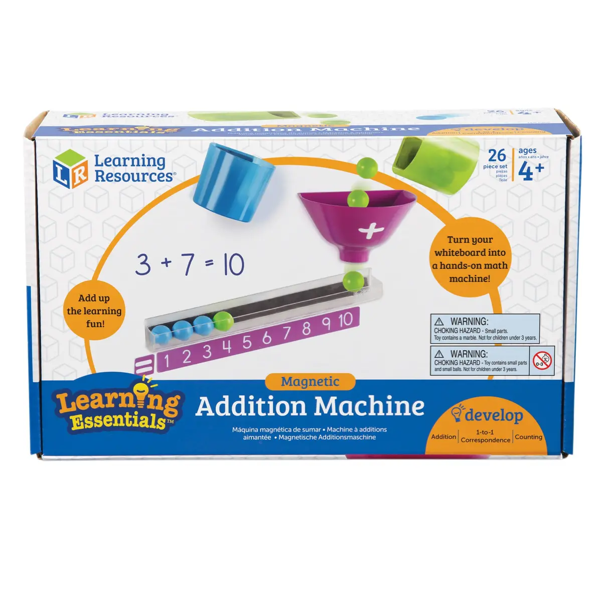 Learning Resources Magnetic Addition Machine - Educational Math Toy 1