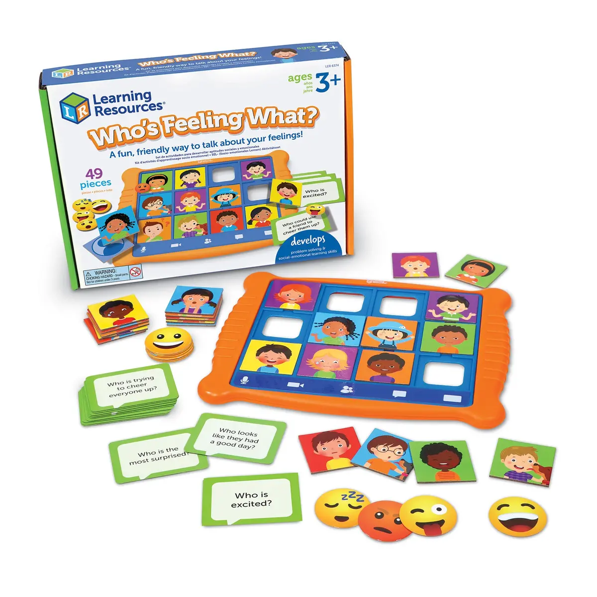 Learning Resources Who's Feeling What? - Social-Emotional Board Game 1