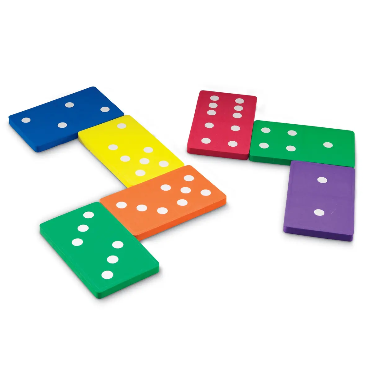 Learning Resources Jumbo Foam Dominoes - Multicolor Set Of 28 1