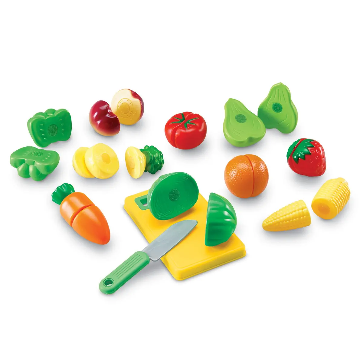 Learning Resources Pretend & Play Sliceable Fruits & Veggies Set 1