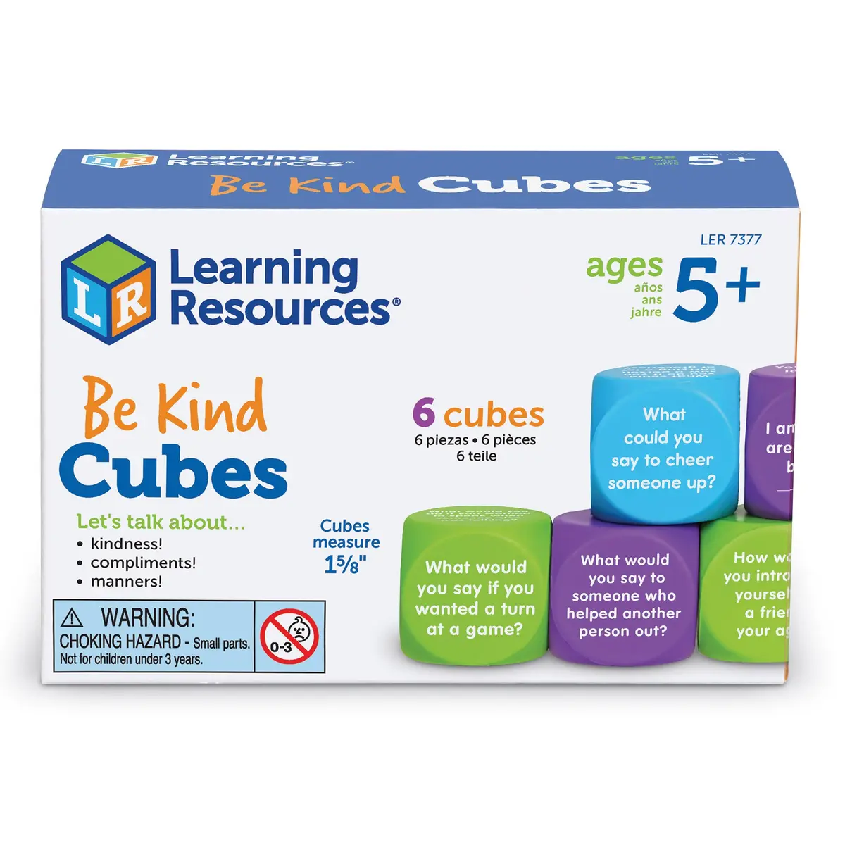 Learning Resources Be Kind Cubes - Sel Conversation Starters 2