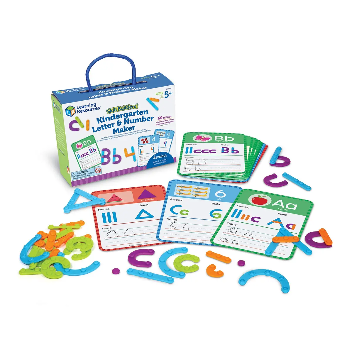 Learning Resources Skill Builders! - Letter & Number Formation Set 1