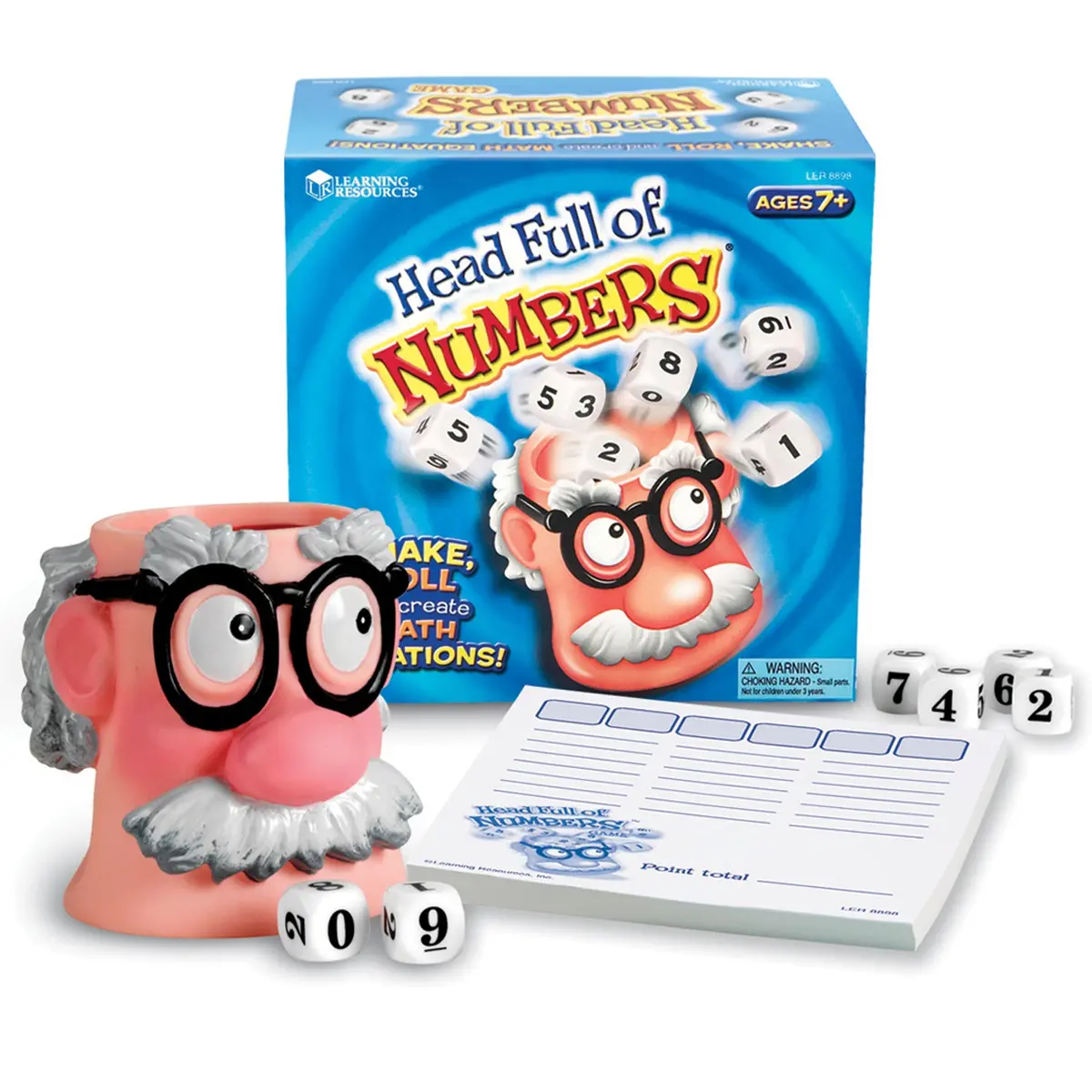 Learning Resources Head Full Of Numbers Math Game - Dynamic Family Math Challenge 1