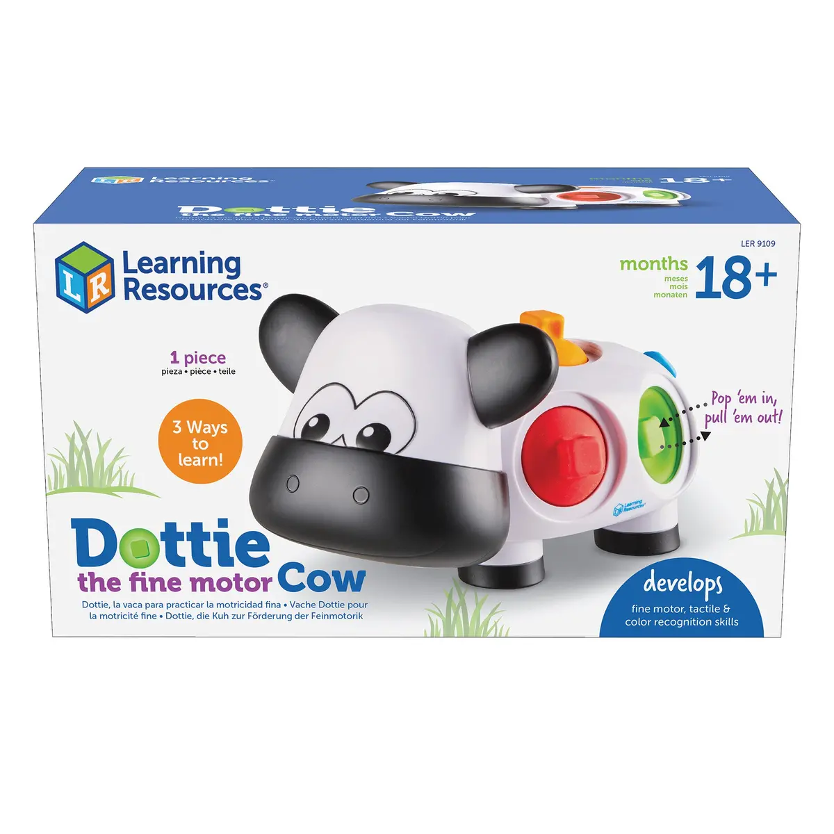 Learning Resources Dottie The Fine Motor Cow - Interactive Preschool Toy 1