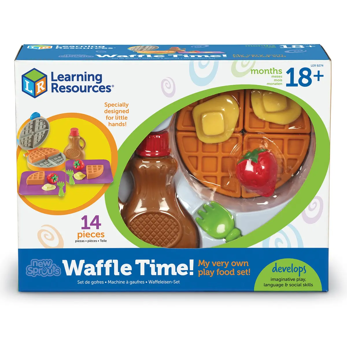 Learning Resources 14-Piece Waffle Time Playset 1