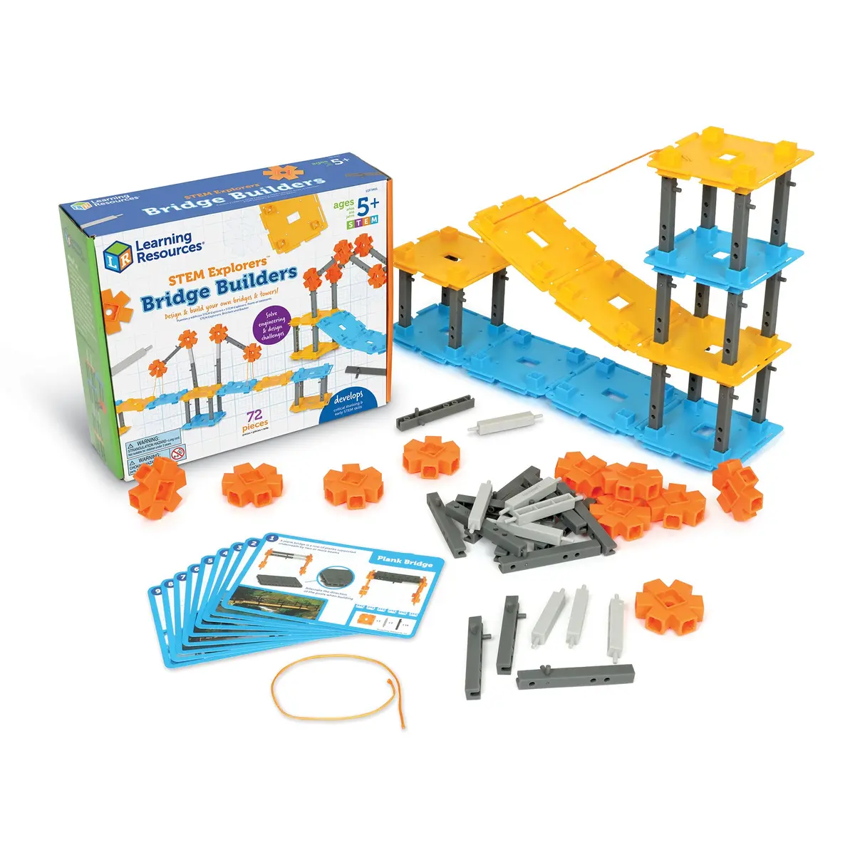 Learning Resources Stem Explothers Bridge Builders - Engineering Playset 1