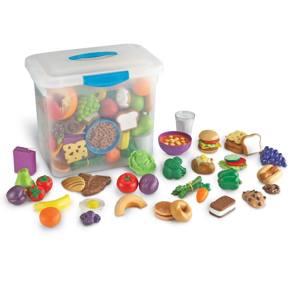 Learning Resources New Sprouts Play Food Set - Classroom Assortment In Large Tote 1
