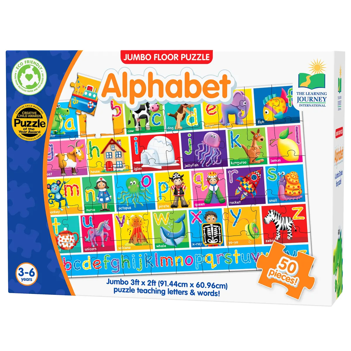 The Learning Journey Jumbo Floor Puzzles - Alphabet - Colorful Educational Toy 1