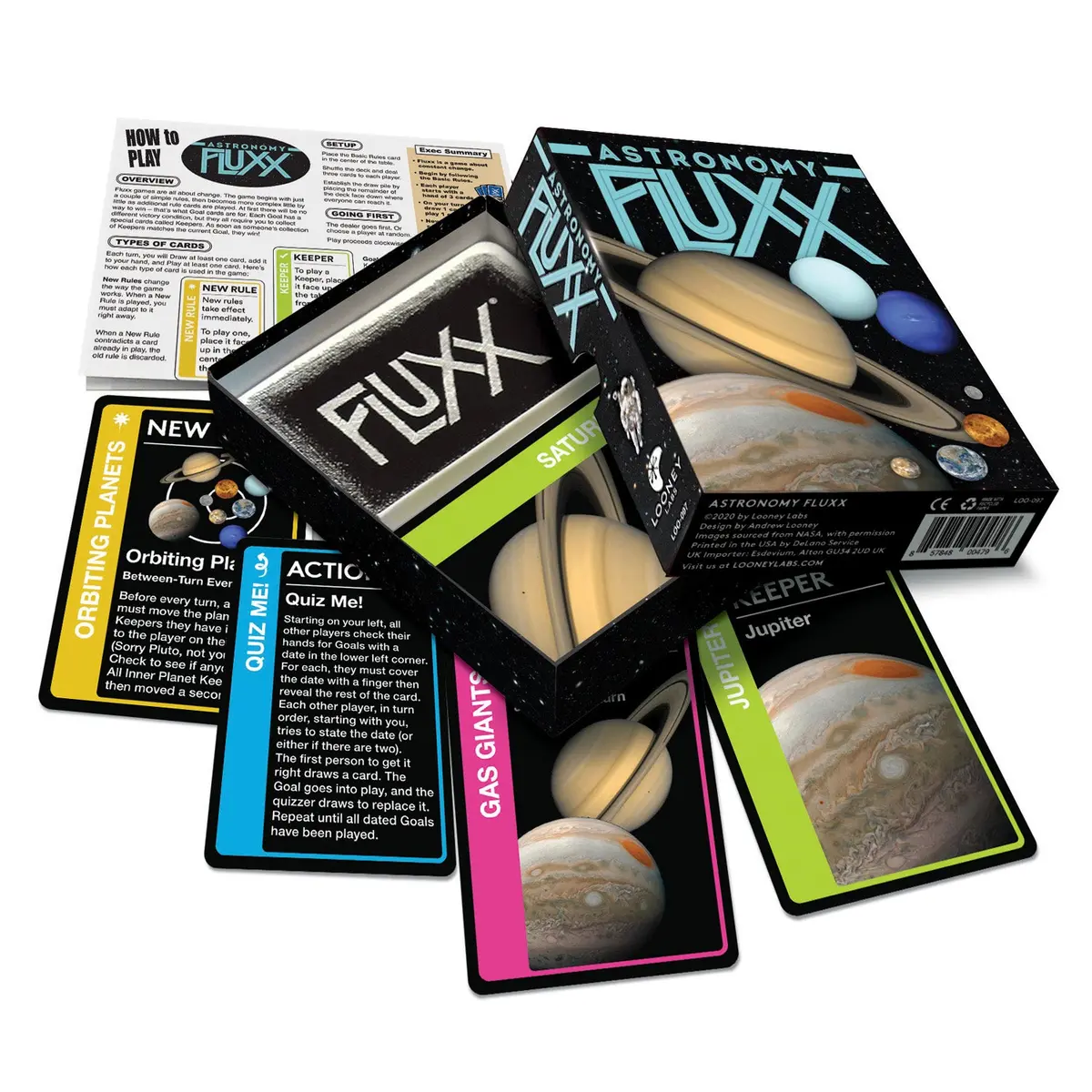 Looney Labs Celestial Adventure Astronomy Fluxx Card Game 1