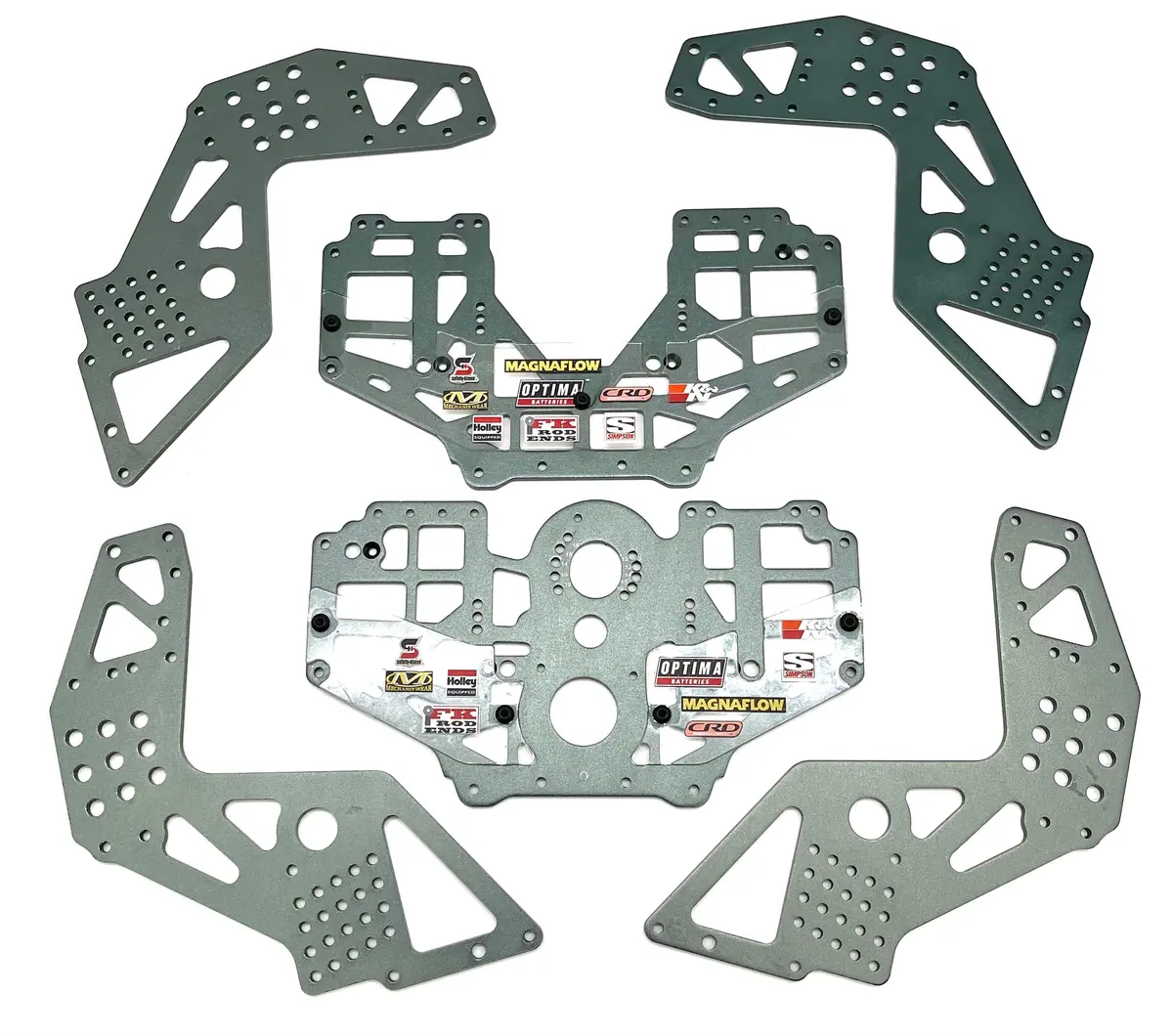 Losi Lmt Grave Digger Chassis Side Plates Aluminum Los04021t1 1