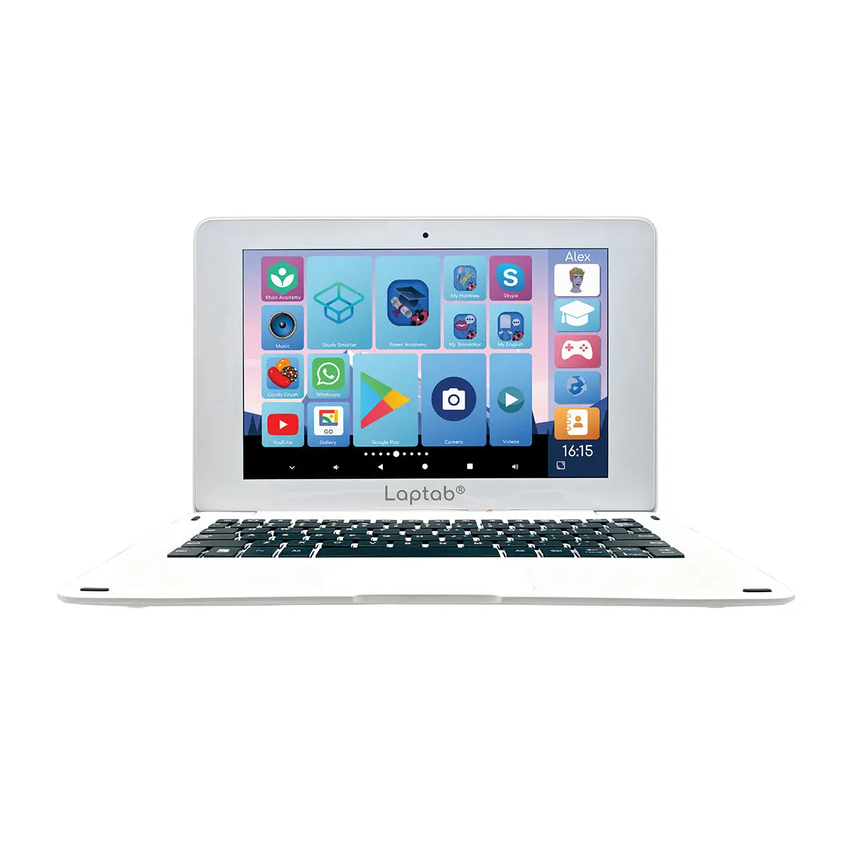Lexibook Laptab® 10 : Android-Powered Laptop With 10" Touch Screen For The Whole Family Including Educational And Fun Content And Parental Control. 1