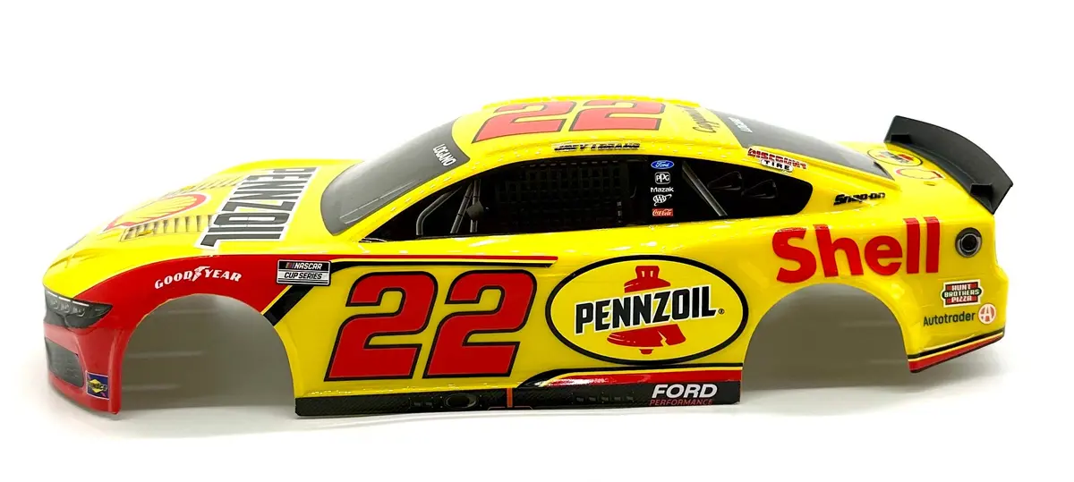 Losi Nascar Grom - Body (2025 Joey Logano #22 Yellow Pennzoil Los1122409 1