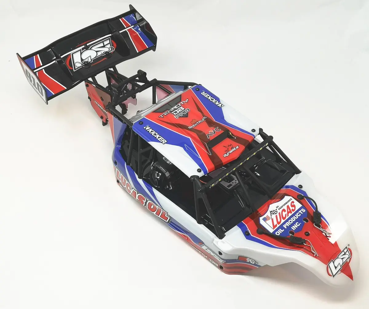 Losi Tenacity Pro - Body (Lucas Oil Shell & Cage Buggy Los03027 1