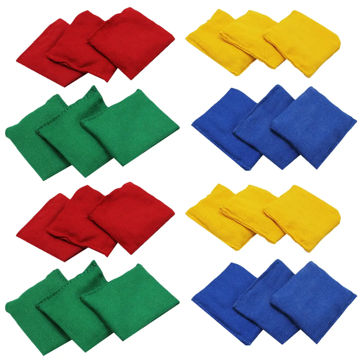 Martin Sports Colorful Nylon Bean Bags, 2.5" X 3.5", 24 Pack 1