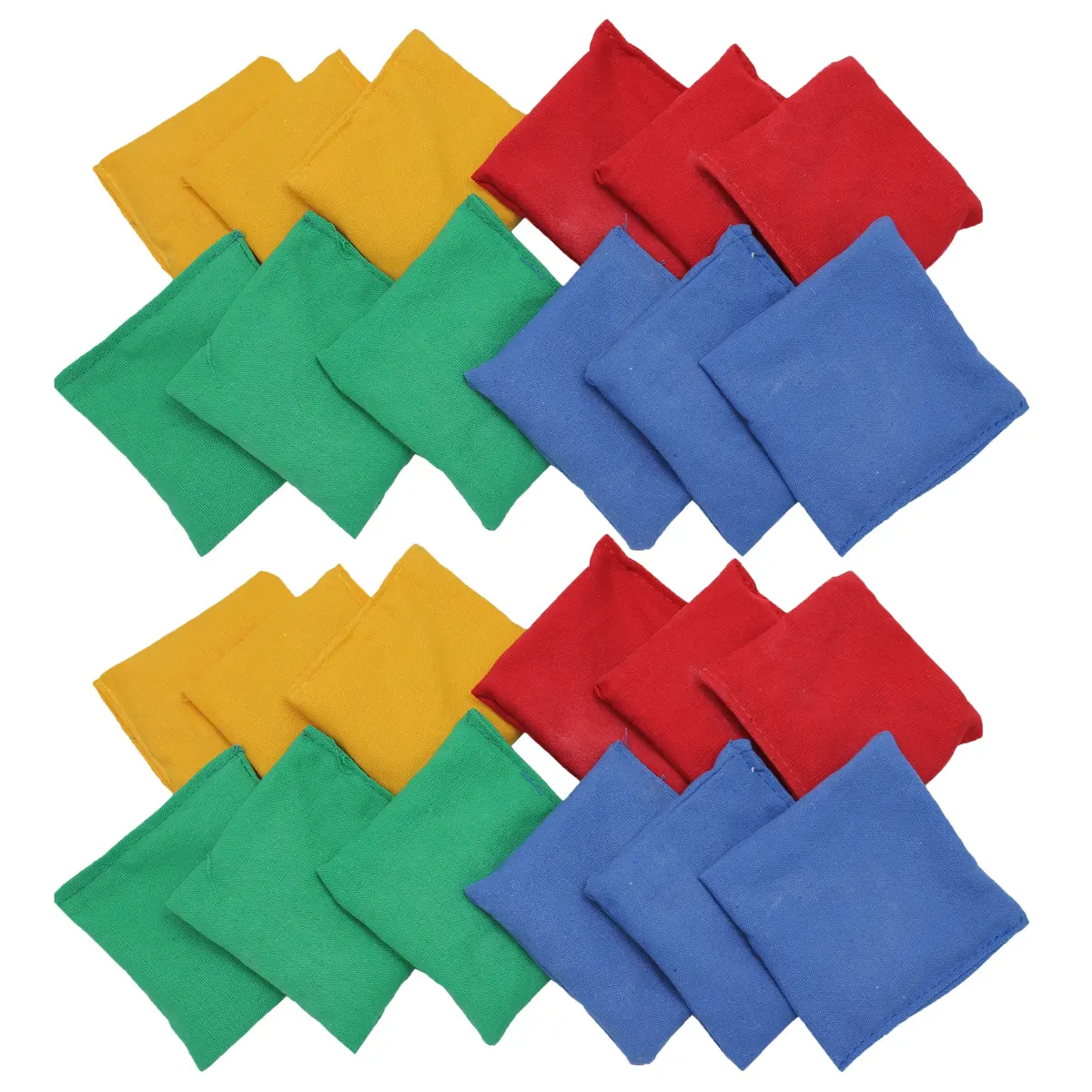 Martin Sports Colorful Bean Bags Set, 3.5" X 3.75", 24-Pack For Tossing Games 1