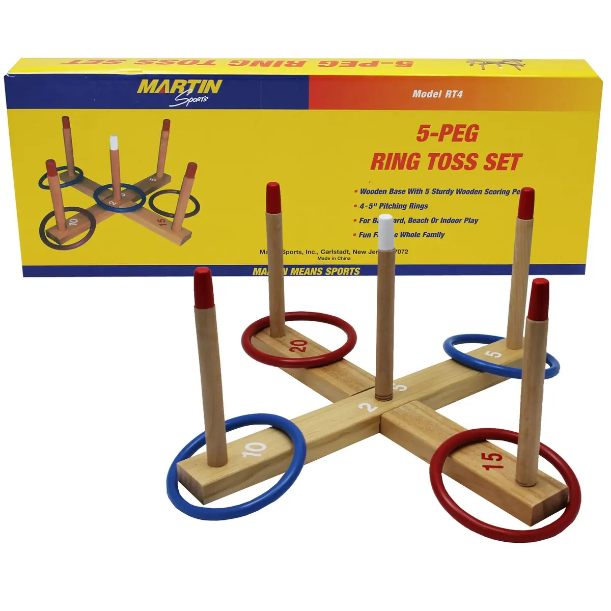Martin Sports Deluxe Ring Toss Game Set For Outdoor Fun 1