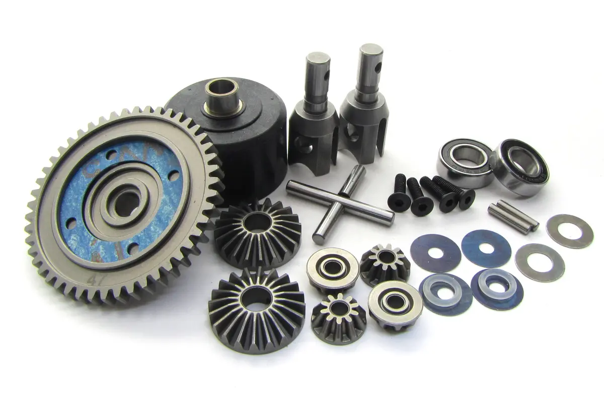 Mbx8 Center Differential 47T Set (E2251) Htd Gearbox Diff Genuine Mugen E2021 1