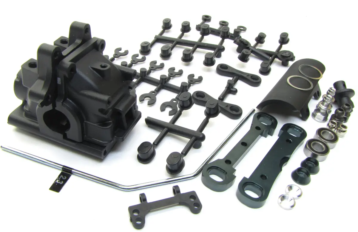 Eco Mbx8 Front Suspension Set (Sway Bulkhead Gearbox Mounts Muge2022 Mugen Seiki 1