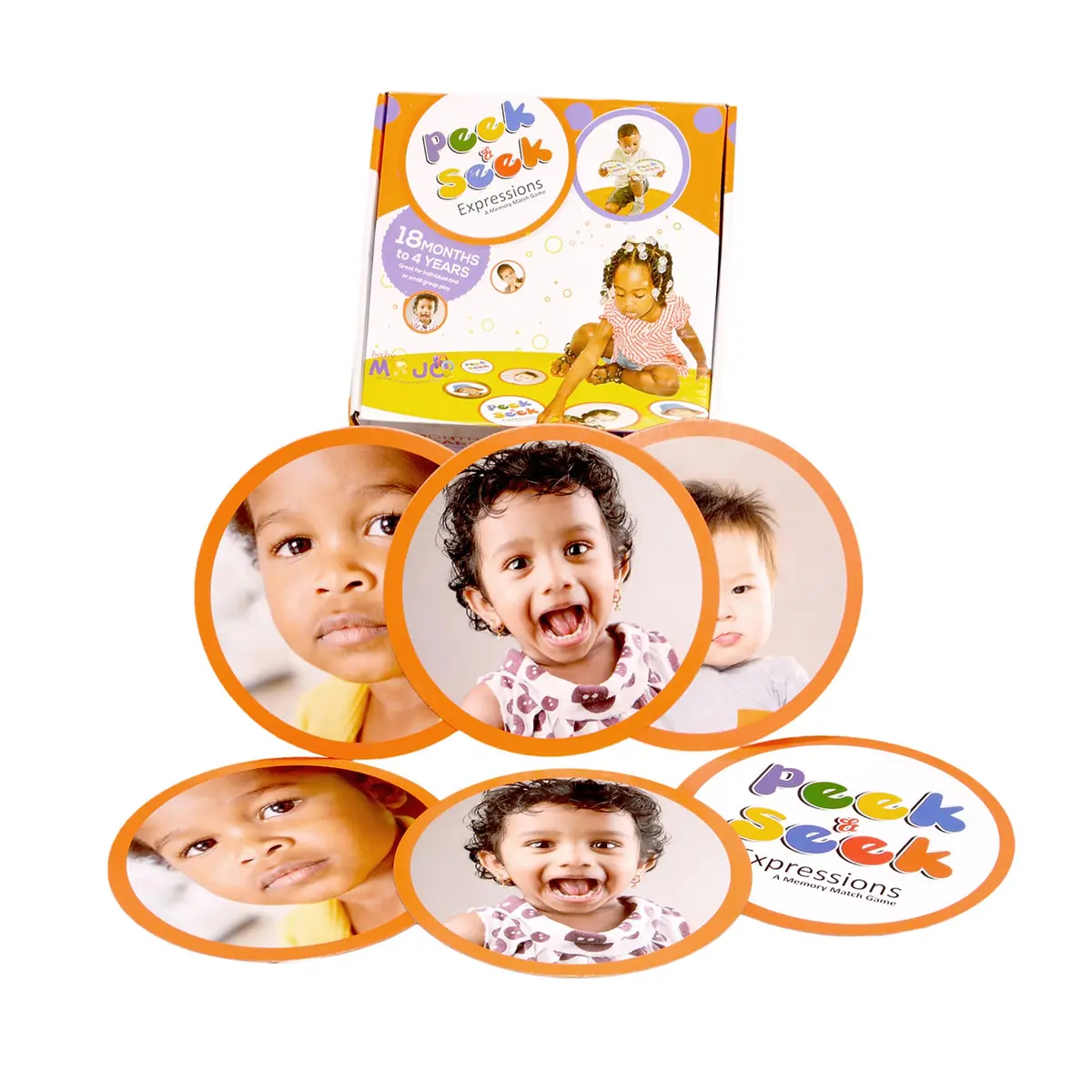 Mojo Seek And Peek Expression Match-Up Game - Emotional Development Tool 1