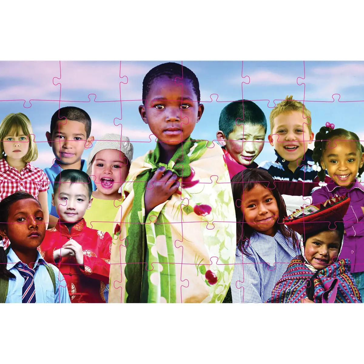 Mojo We Are The World 36-Piece Floor Puzzle 1