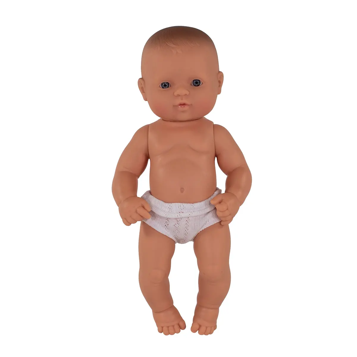 Miniland Newborn Doll With Soft Faux Hair - 12-5/8 Inch 1