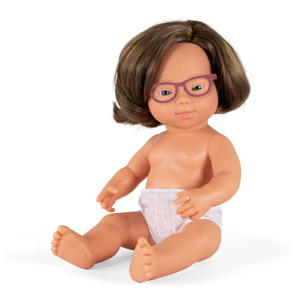 Miniland 15 Inch Doll With Glasses - Inclusive Playmate 1