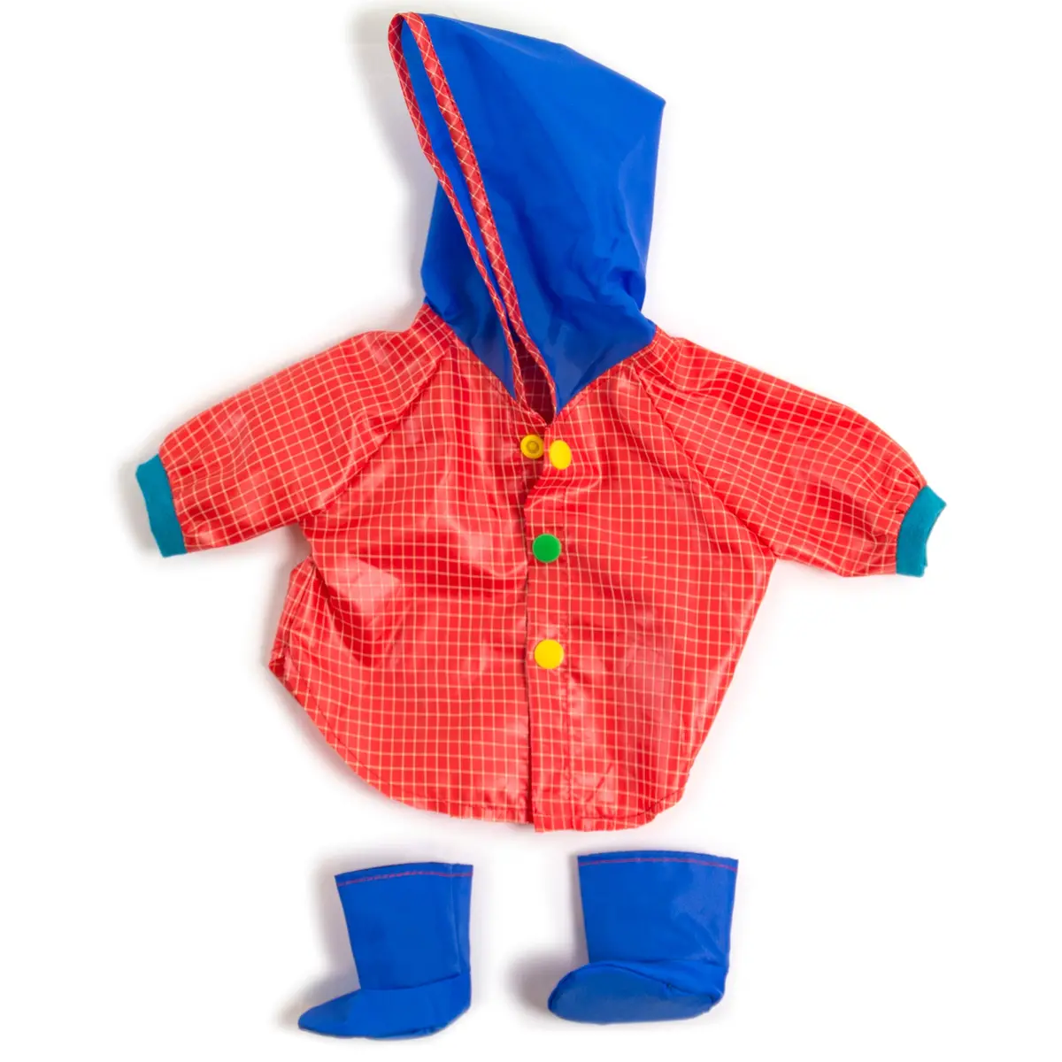Miniland Weather-Wonder Doll Raincoat & Boots Ensemble 1