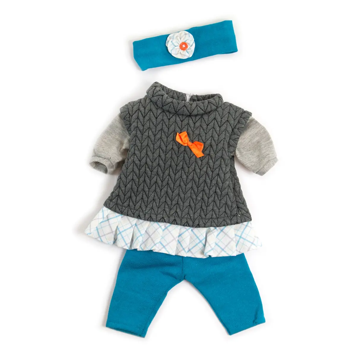 Miniland Autumn/Spring Outfit For 15-Inch Girl Dolls - Includes Accessories 1