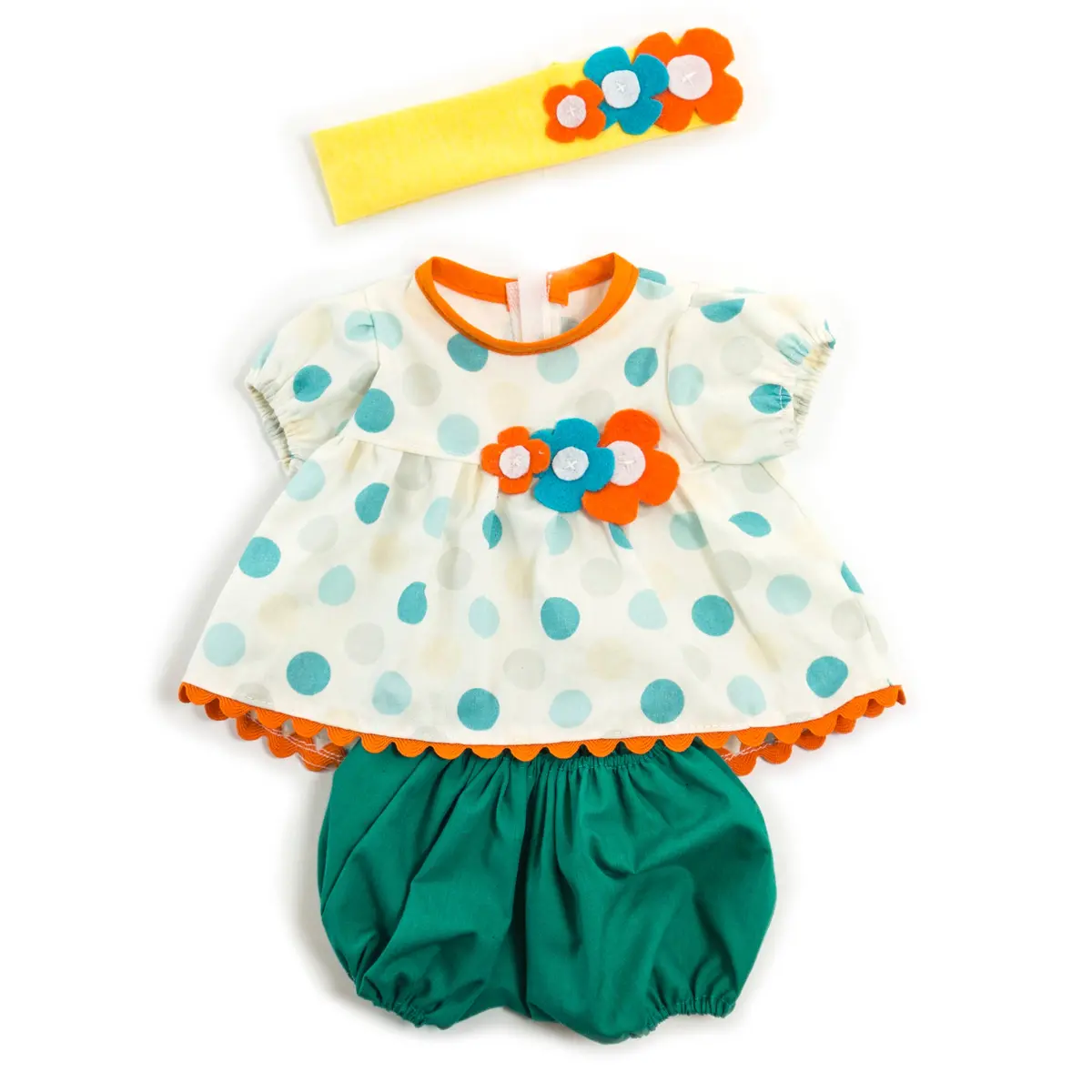 Miniland Warm Weather Girl Doll Outfit With Headband 1