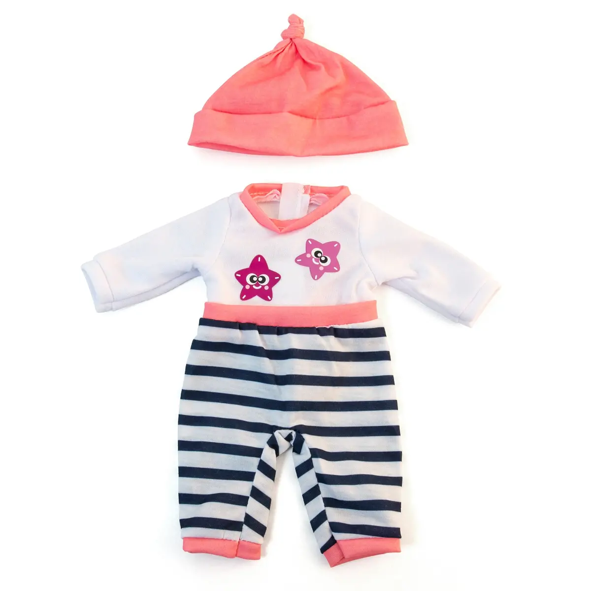 Miniland Cold Weather Salmon Pajamas For 12-5/8" Dolls 1