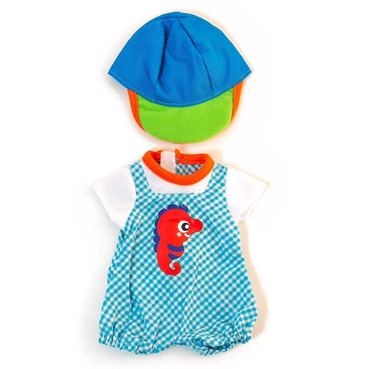 Miniland Warm Weather Jumper And Cap Outfit For 12-5/8” Dolls 1