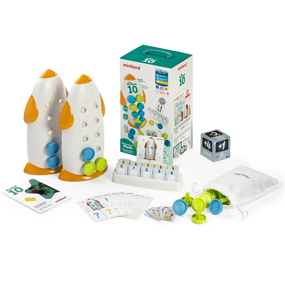 Miniland The Rocket 10 - Interactive Math Manipulative Toy 1