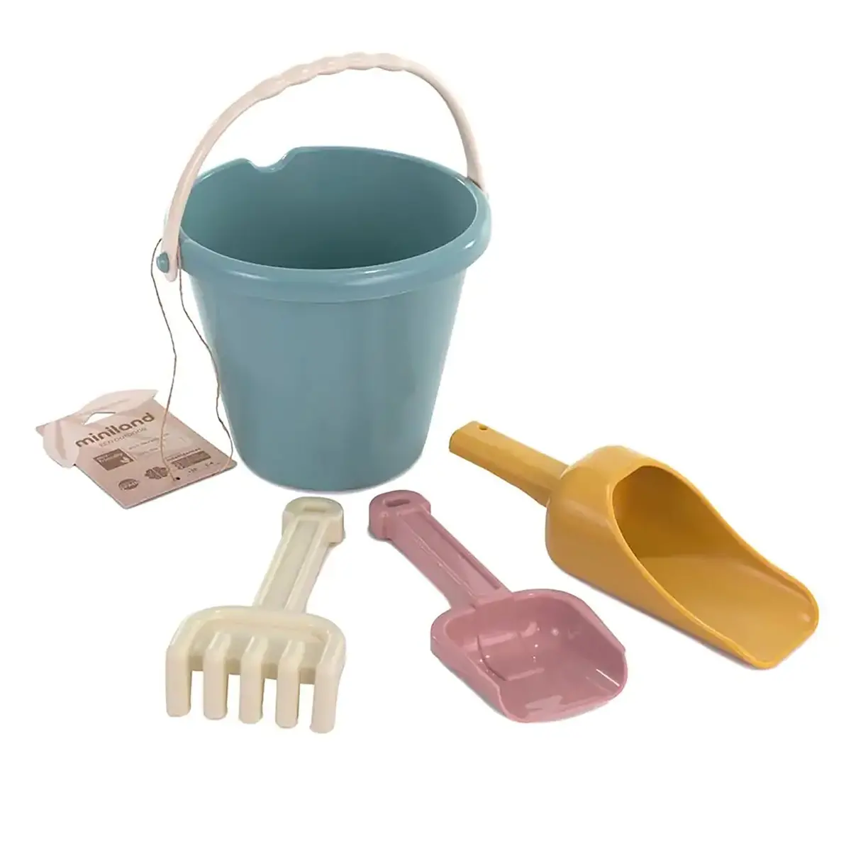 Miniland - Eco Junior Sand Set - Pastel Colors 1
