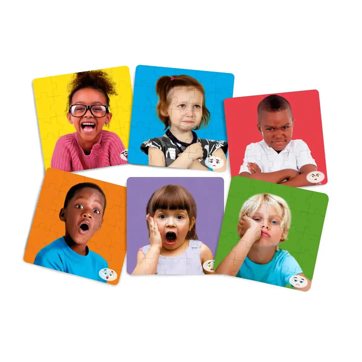 Miniland Emotions 6 Pack Jigsaw Puzzles - 25 Pc 1