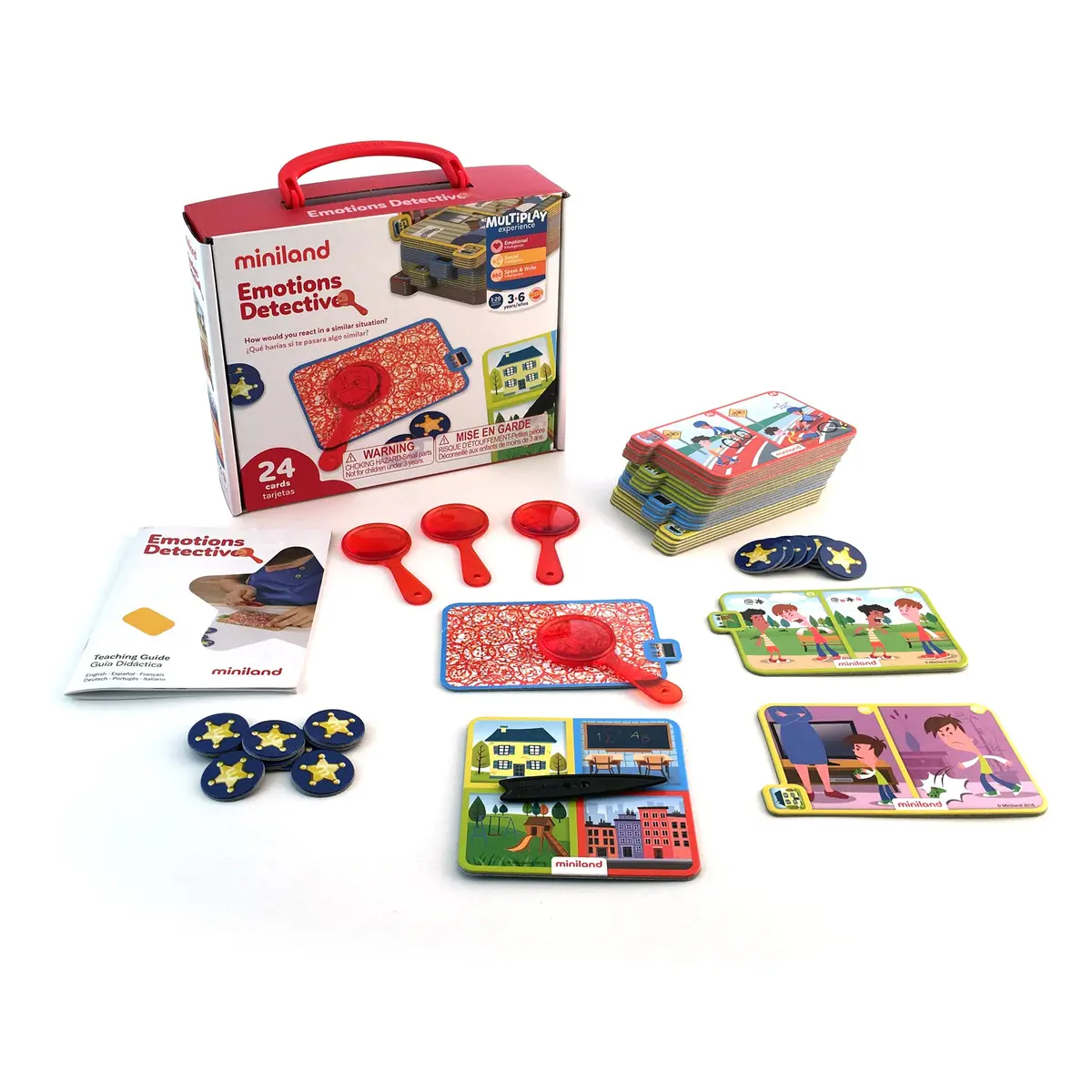 Miniland Emotions Detective - Social & Emotional Learning Game 1