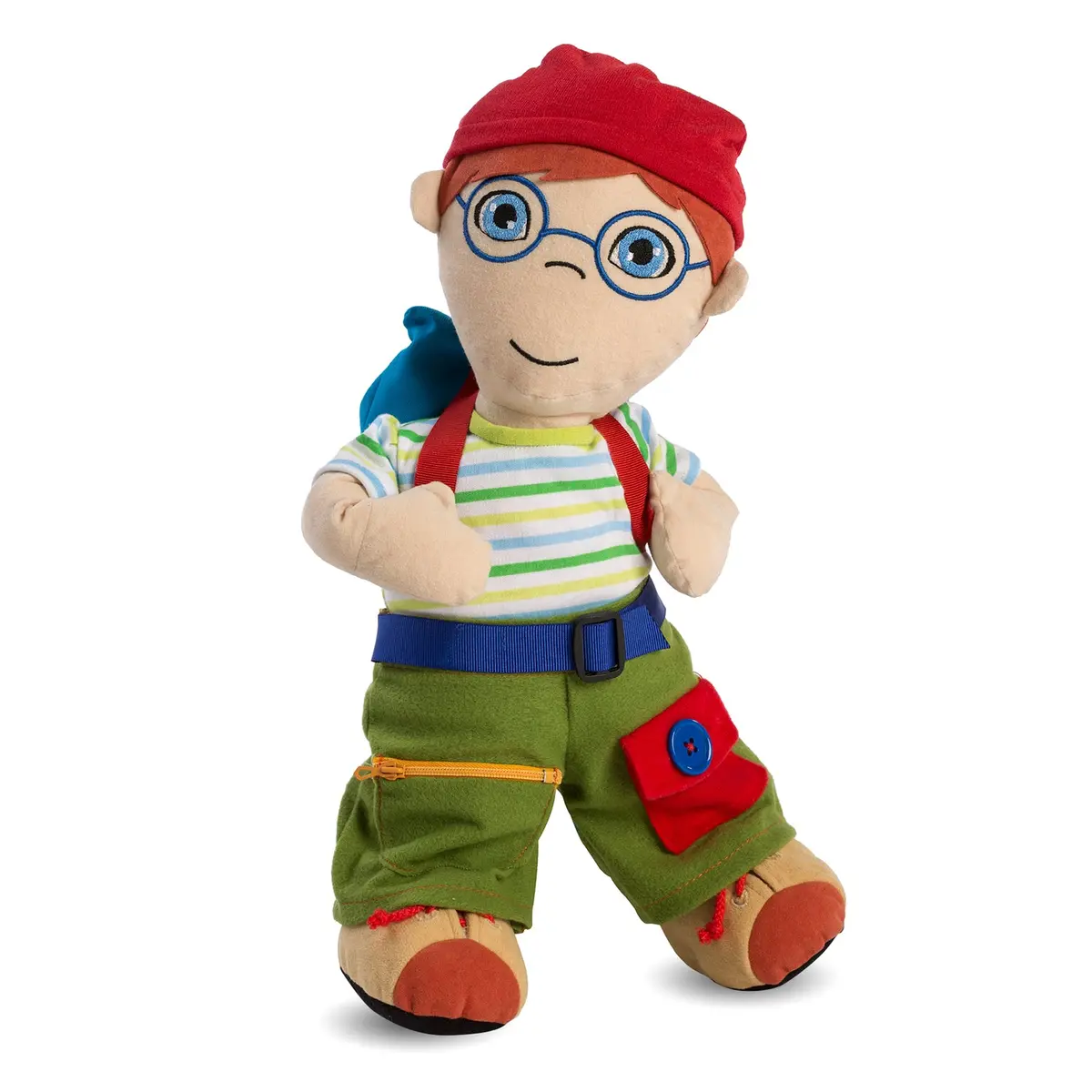 Miniland Multicultural Fastening Doll - Caucasian Boy - Interactive Learning Toy 1