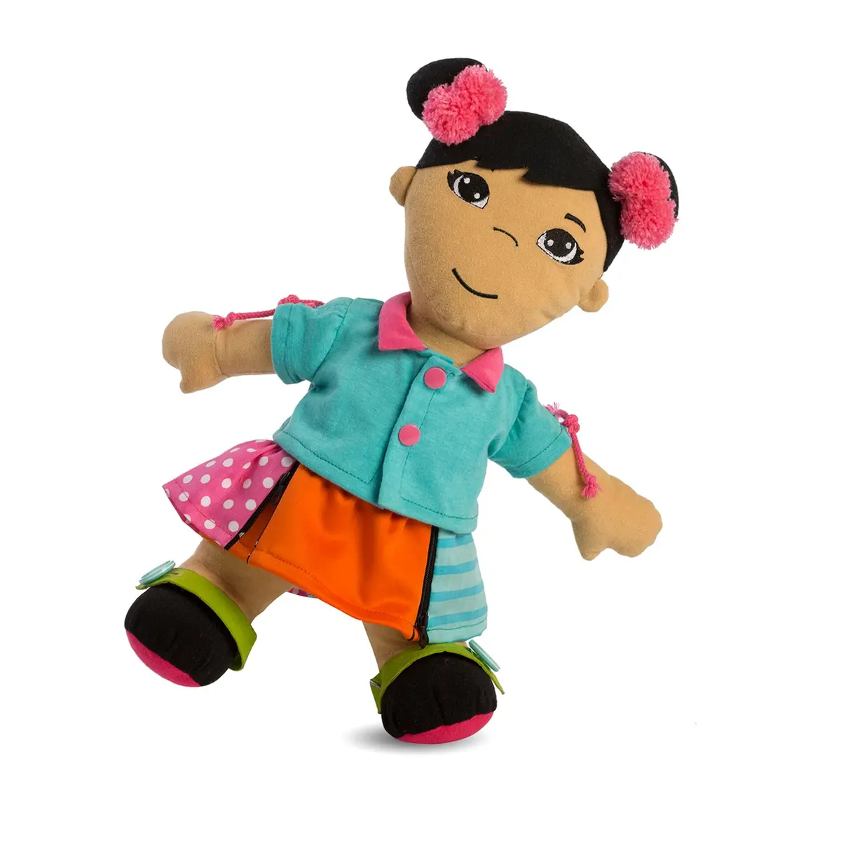 Miniland Multicultural Fastening Doll - Asian Girl Model 1