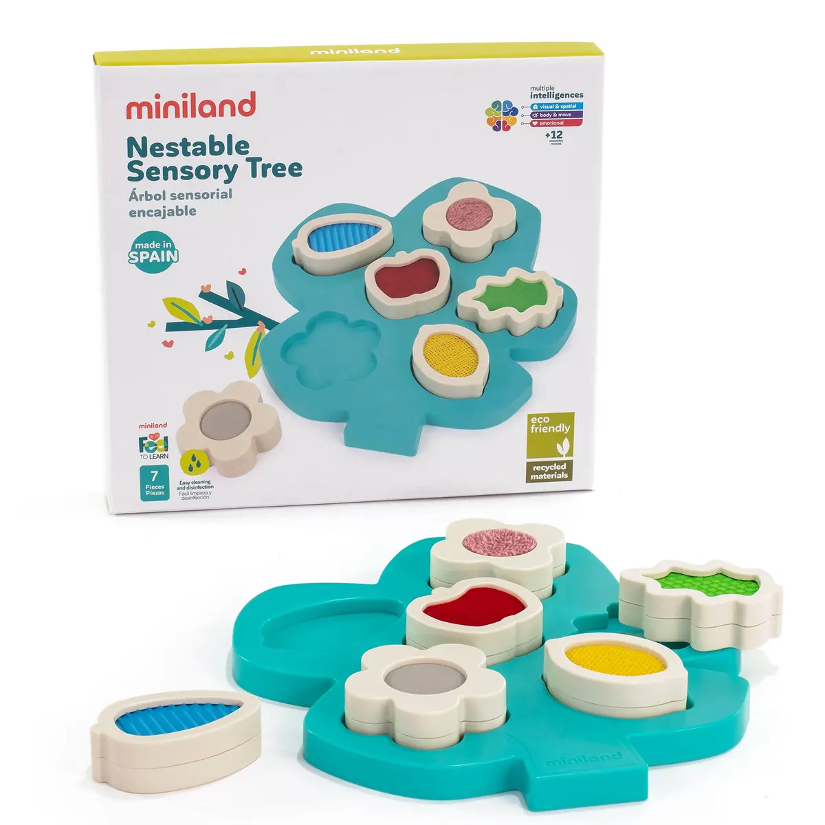 Miniland Feel To Learn - Nestable Sensory Tree 1