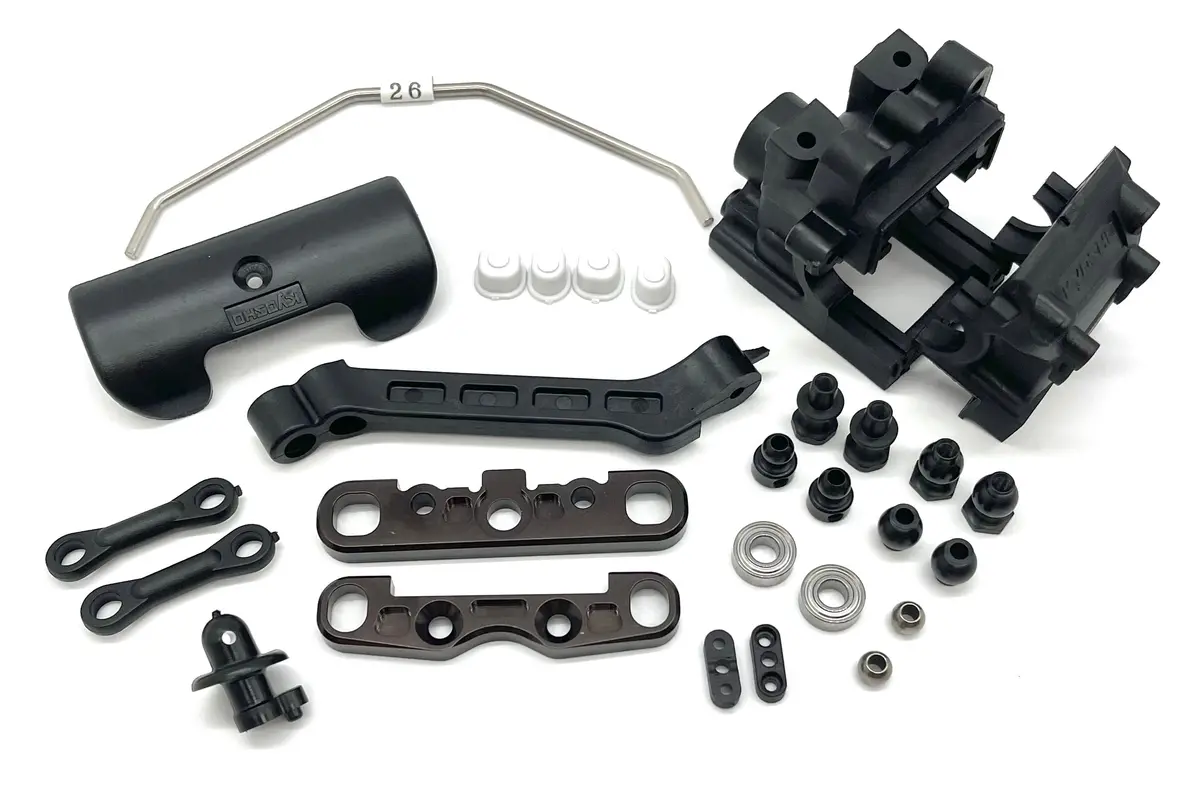 Kyosho Inferno Mp10 - Front Suspension (Bulkhead Sway Bar Braces) Tki3 Kyo33015b 1