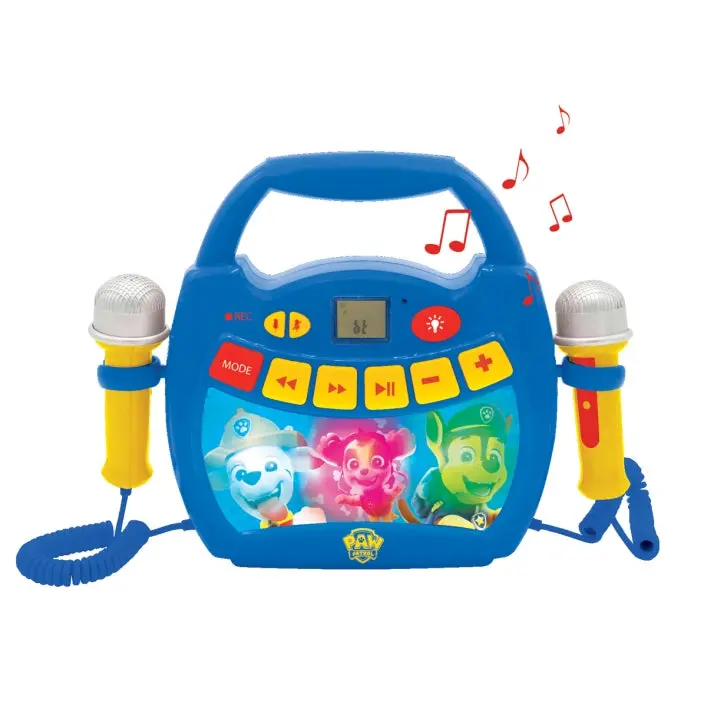 Paw Patrol Lighted Bluetooth Karaoke Speaker With Voice Effects 1