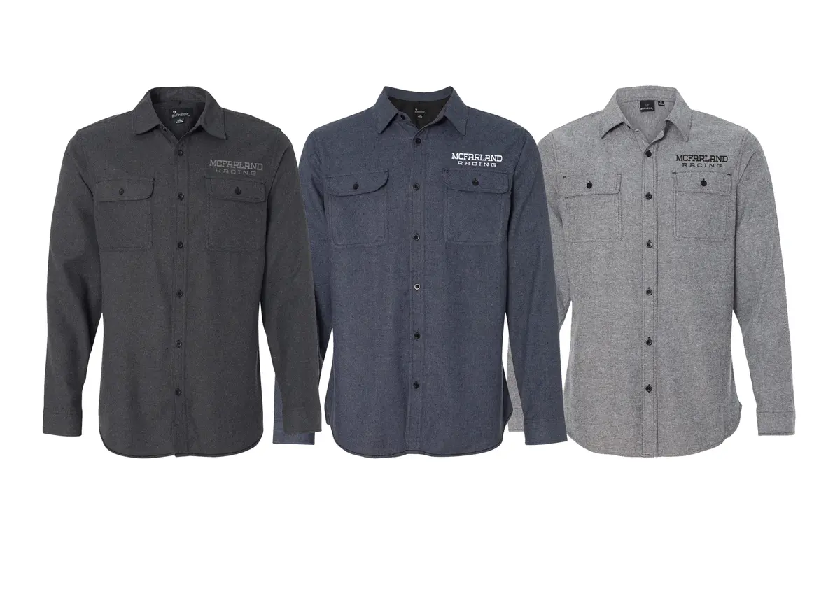 Mcfarland Racing Button Down Flannel 1