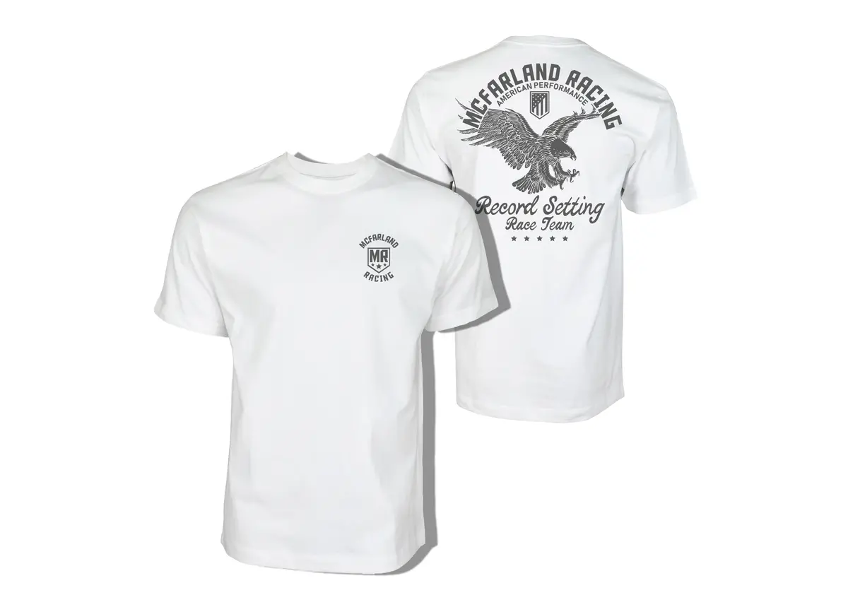 Record Setting Race Team Shirt (Black Or White) 2
