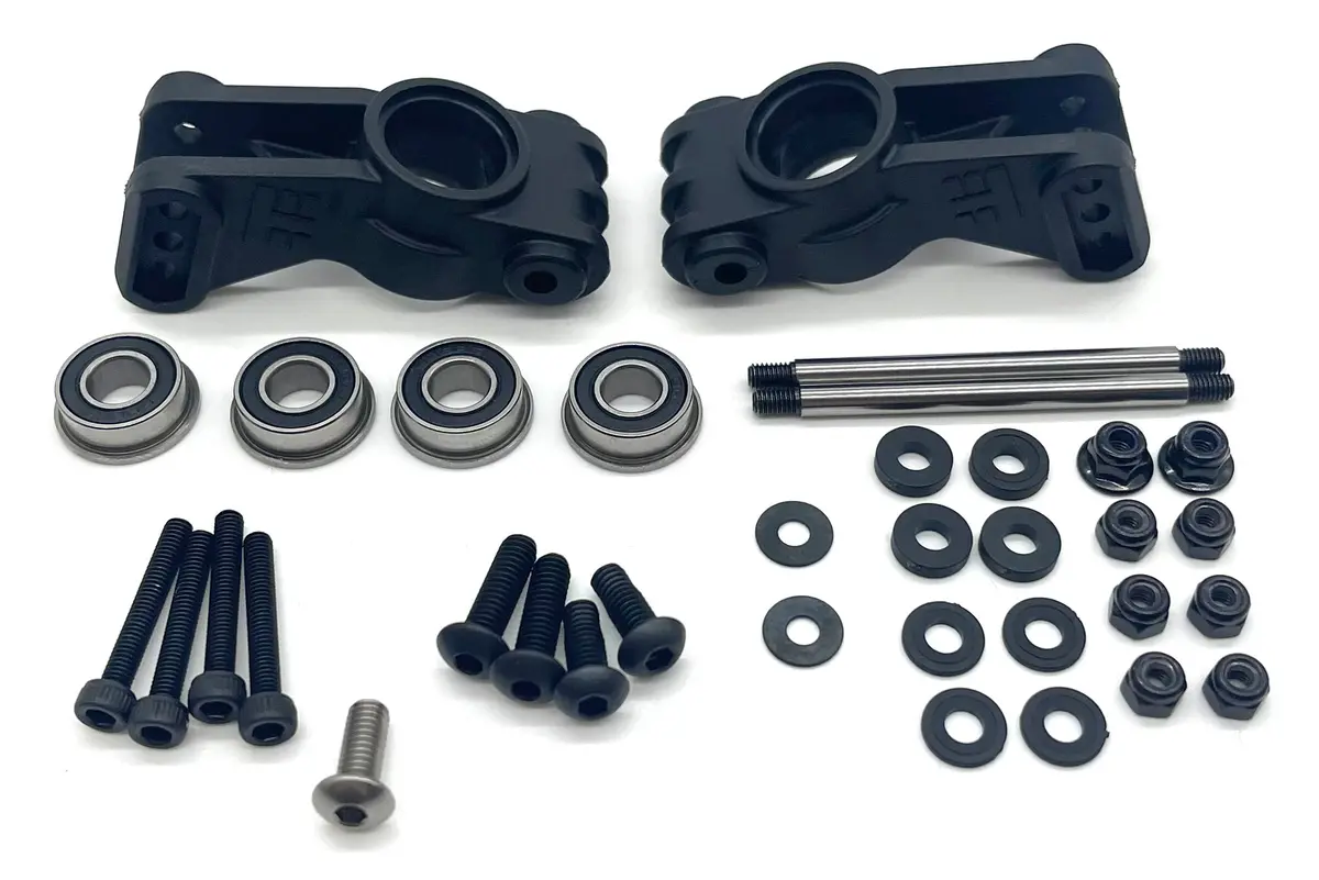 Tekno Mt410 2.0 Rear Hub Assy (Bag F) (Hub, Bearings, Hinge Pins) Tkr9501 1