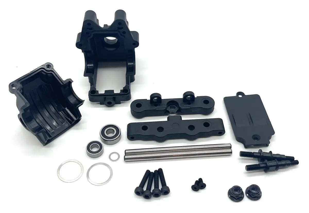 Tekno Mt410 2.0 Rear Suspension (Bags D & E) (Gear Box, Braces, Pins Tkr9501 1