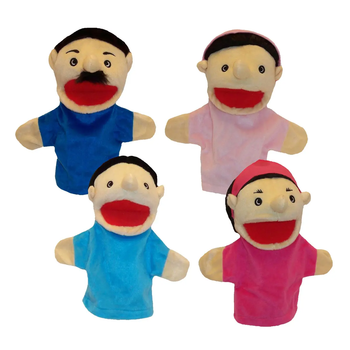 Get Ready Kids Hispanic Family Puppets Set For Interactive Play 1