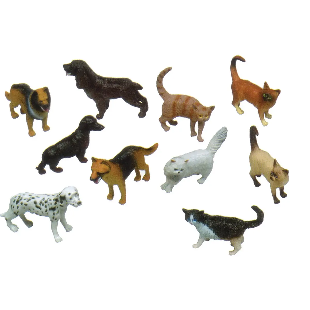 Get Ready Kids Pets Animal Playset – Multicolored Set Of 10 1